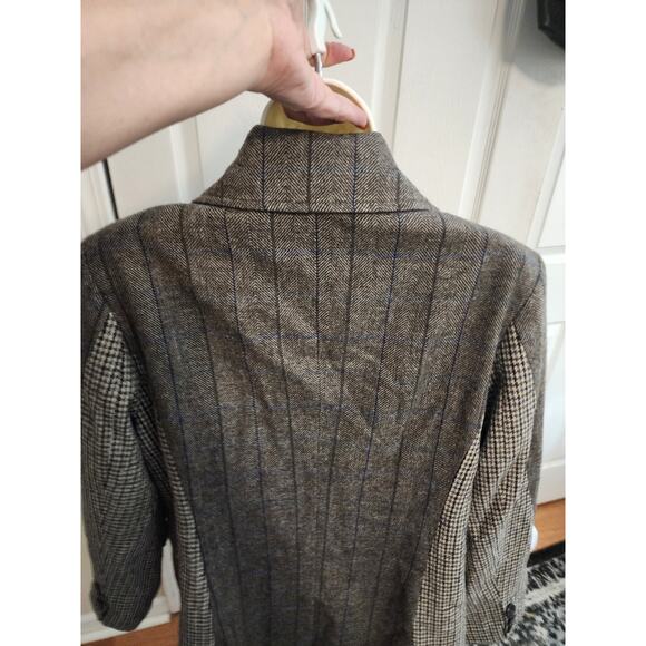 avec les filles womens anthropologie mixed tweed jacket size large lined - Picture 6 of 16